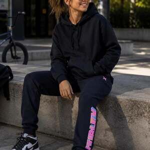 Hurley Graphic Logo Jogger Sweatpants Black Size Small